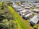 Aerial view of a mobile home in a community at 5298 Palena Blvd, North Port, FL 34287