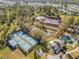 Aerial view of tennis and pickleball courts at 5298 Palena Blvd, North Port, FL 34287