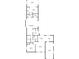 Two bedroom, two bath home floor plan at 701 Coral Way, Englewood, FL 34223