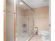 Bathroom with shower and toilet at 101 N. Marion Court # 222, Punta Gorda, FL 33950