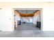 Garage with loft storage and overhead door at 101 N. Marion Court # 222, Punta Gorda, FL 33950
