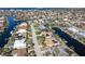 Bird's eye view of a single Gathering home in a residential area at 1131 Via Tripoli, Punta Gorda, FL 33950
