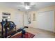 Home gym with weights, bench, and access to other rooms at 1131 Via Tripoli, Punta Gorda, FL 33950