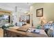 Home office with a desk and chair, offering a tranquil workspace at 1131 Via Tripoli, Punta Gorda, FL 33950