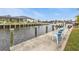 Private boat dock with two chairs, peaceful water view at 1220 Spanish Cay Ln, Punta Gorda, FL 33950