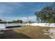 Large backyard with hot tub and landscaping at 1236 Fleetwood Nw Dr, Port Charlotte, FL 33948