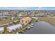 Aerial view of waterfront community, showing building location and amenities at 1340 Rock Dove Ct # 135, Punta Gorda, FL 33950