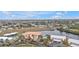 Aerial view of building and surrounding waterfront community at 1340 Rock Dove Ct # 135, Punta Gorda, FL 33950