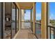 Screened balcony overlooking waterfront with pool view at 1340 Rock Dove Ct # 135, Punta Gorda, FL 33950