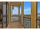 Spacious screened balcony overlooking marina and pool at 1340 Rock Dove Ct # 135, Punta Gorda, FL 33950