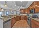 Modern kitchen with stainless steel appliances and granite countertops at 1340 Rock Dove Ct # 135, Punta Gorda, FL 33950