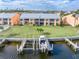 Private boat dock with lift, ready for your boat at 1348 Rock Dove Ct # C103, Punta Gorda, FL 33950