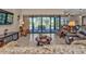Spacious living area with a view of the pool and lanai at 143 Uruguay Dr, Punta Gorda, FL 33983