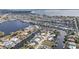 Aerial view of a waterfront community at 162 Croop Se Ln, Port Charlotte, FL 33952