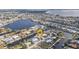 Aerial view showcasing waterfront property location at 162 Croop Se Ln, Port Charlotte, FL 33952