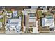 Overhead view of waterfront home with pool at 162 Croop Se Ln, Port Charlotte, FL 33952