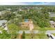 Aerial view of single Gathering home and surrounding neighborhood at 20352 Andover Ave, Port Charlotte, FL 33954