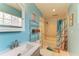 Clean bathroom featuring a bathtub and shower at 20352 Andover Ave, Port Charlotte, FL 33954