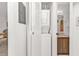 Compact laundry room with stacked washer and dryer at 25225 Rampart Blvd # 1606, Punta Gorda, FL 33983