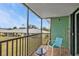Spacious screened balcony offers a peaceful retreat with outdoor seating at 25225 Rampart Blvd # 1606, Punta Gorda, FL 33983