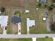 Aerial view of property and surrounding houses at 30087 Alder Rd, Punta Gorda, FL 33982