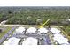 Aerial view showing building location and parking at 3300 Loveland Blvd # 3303, Punta Gorda, FL 33980