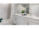 Double vanity bathroom with a large shower and modern finishes at 3340 Jennings Blvd, Port Charlotte, FL 33981