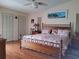 Spacious bedroom with king-size bed and ample closet space at 3830 Bal Harbor Blvd # 17, Punta Gorda, FL 33950