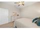 Bedroom with ceiling fan and dresser at 4600 Almar Dr, Punta Gorda, FL 33950