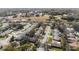 Aerial view of neighborhood showing homes and streets at 10810 Cedar Breaks Dr, Port Richey, FL 34668