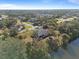 Aerial view of the house and surrounding neighborhood at 11346 Laffite Pl, Port Charlotte, FL 33981