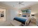 Guest bedroom with comfortable bedding and ample closet space at 1431 Grebe Dr, Punta Gorda, FL 33950