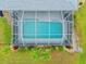 Overhead view of a home with a screened pool at 157 Valdiva St, Punta Gorda, FL 33983