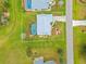 High-angle view of the property and surroundings at 157 Valdiva St, Punta Gorda, FL 33983