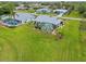 Bird's-eye view of home, pool, and yard at 157 Valdiva St, Punta Gorda, FL 33983