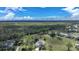 Aerial view of a house with a large backyard and surrounding nature at 16161 Juarez Cir, Punta Gorda, FL 33955