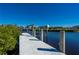 Private dock with boat lift, perfect for boating at 17557 Ohara Dr, Port Charlotte, FL 33948