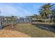 Backyard with canal access and boat dock at 18500 Ohara Dr, Port Charlotte, FL 33948