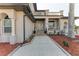 Elegant entryway with double doors and stone steps at 21391 Harborside Blvd, Port Charlotte, FL 33952