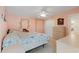 Bedroom with double bed and ceiling fan at 217 W Tarpon Nw Blvd, Port Charlotte, FL 33952