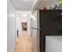 Kitchen area with stainless steel fridge and pantry at 217 W Tarpon Nw Blvd, Port Charlotte, FL 33952