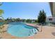 Relaxing kidney-shaped pool with canal views at 217 W Tarpon Nw Blvd, Port Charlotte, FL 33952