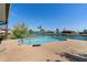 Inviting kidney-shaped pool overlooking the canal at 217 W Tarpon Nw Blvd, Port Charlotte, FL 33952