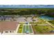 Community bocce ball courts with seating area at 3191 Village Ln, Port Charlotte, FL 33953