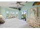 Main bedroom with water views and ample natural light at 3191 Village Ln, Port Charlotte, FL 33953