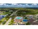 Community pool and clubhouse at 3191 Village Ln, Port Charlotte, FL 33953