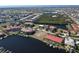 Wide aerial showcasing waterfront condo location at 3216 Purple Martin Dr # 123, Punta Gorda, FL 33950