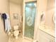 Modern bathroom with shower and updated fixtures at 3311 Wood Thrush Dr # 111, Punta Gorda, FL 33950