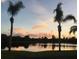 Peaceful lake view at sunset at 4008 Oakview Dr # K3, Punta Gorda, FL 33980