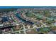 Bird's eye view of the property and surrounding community at 4037 Bal Harbor Blvd, Punta Gorda, FL 33950